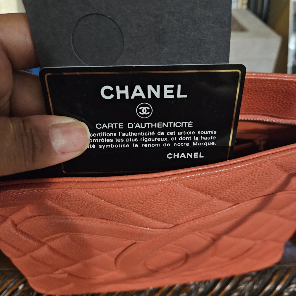 Chanel Orange Quilted Women's Bag